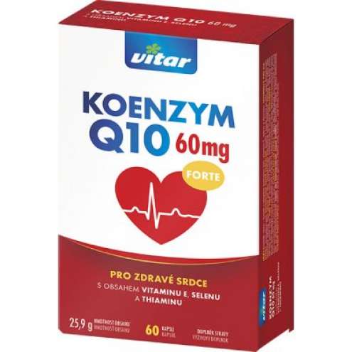 VITAR Koenzym Q10 Коэнзим Q10 60 мг Форте 60 капсул